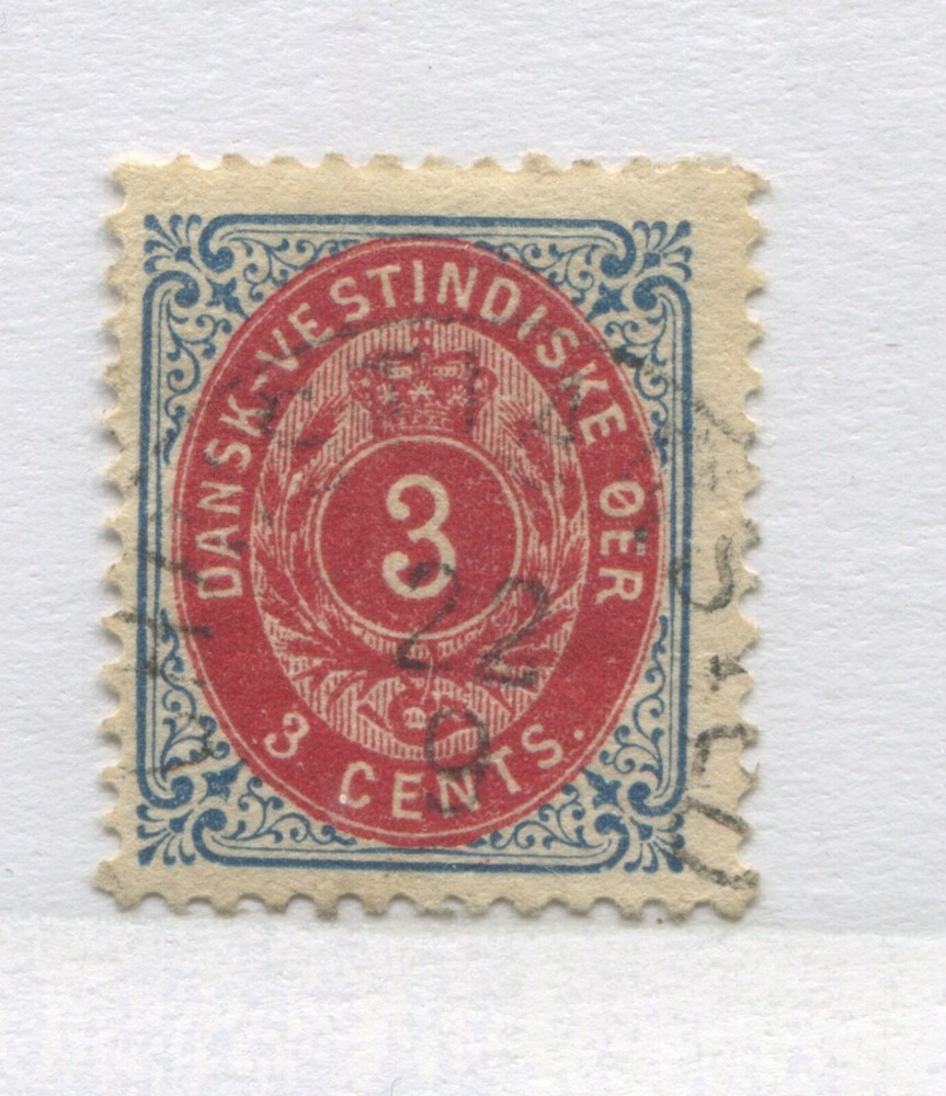 Danish West Indies 1898 3 cents used