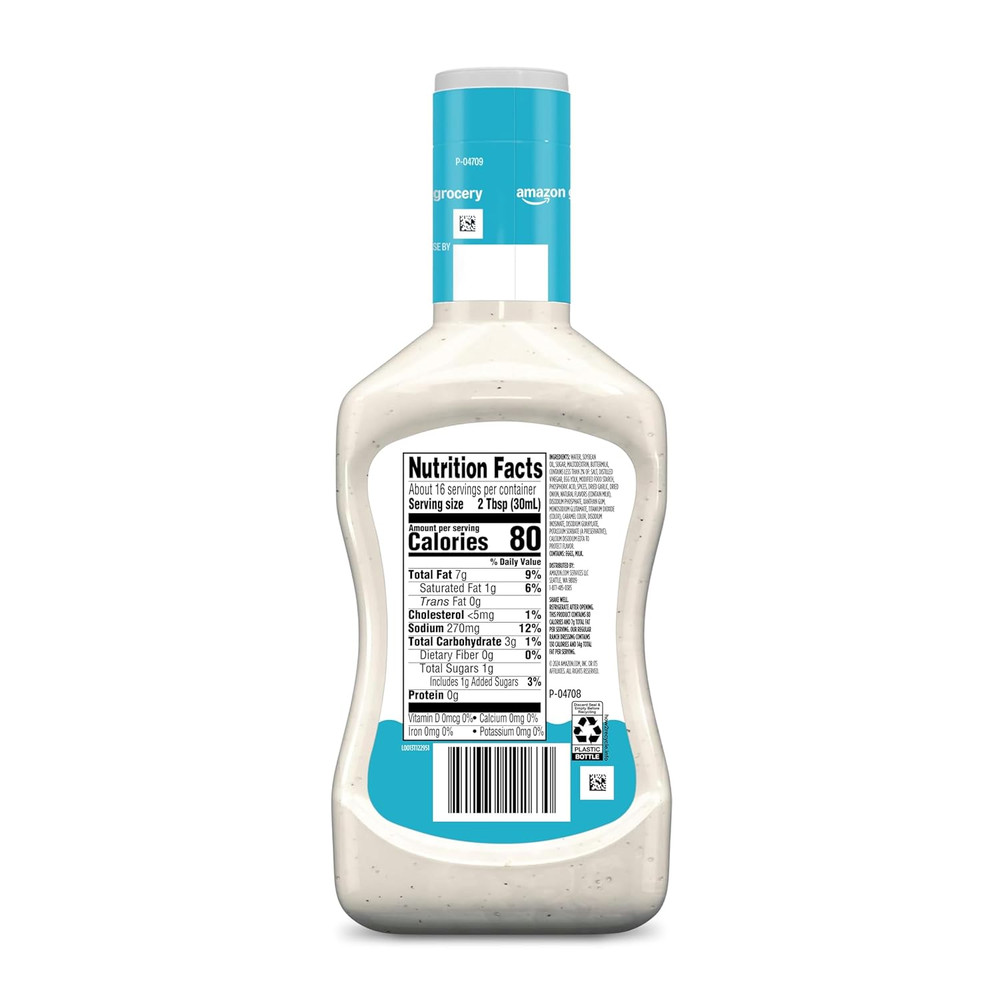 , Light Ranch Dressing, 16 Fl Oz