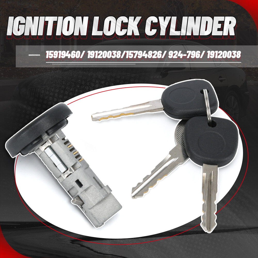 Ignition Lock Cylinder W/ On-Board Programming 3 Keys For 2008-2014 Chevy GMC