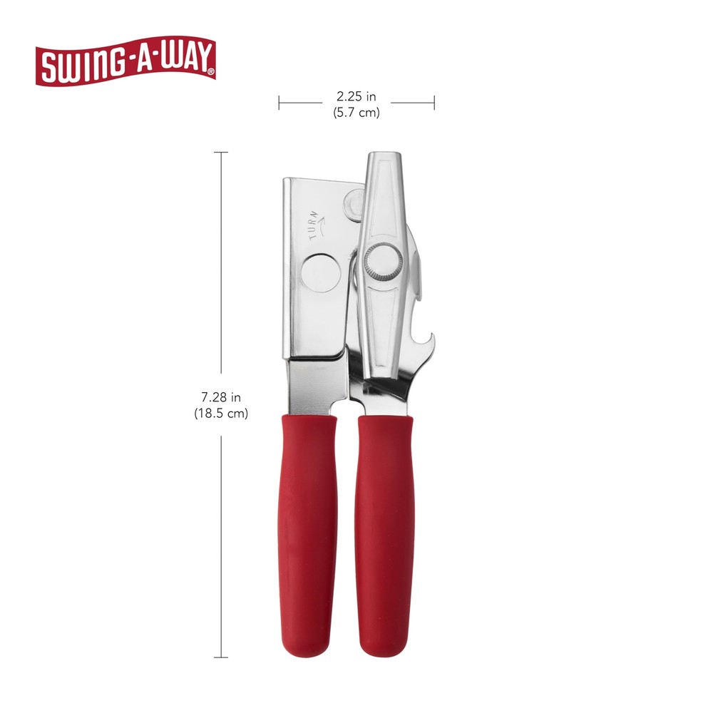 Swing-A-Way Portable Can Opener - Red