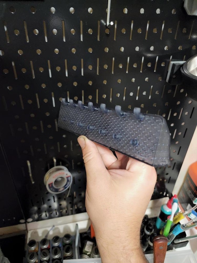 Pegboard Tool Holder Organizer - Workshop Storage Rack for Garage Organization -