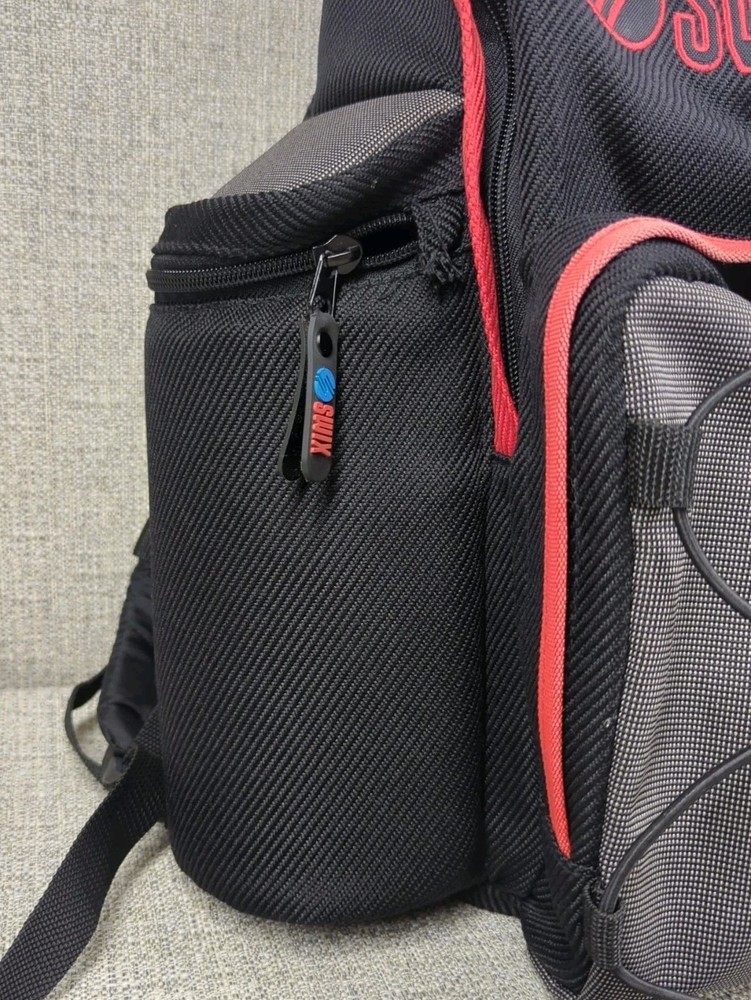 SWIX Backpack Small Bag Black Red 16" x 14"
