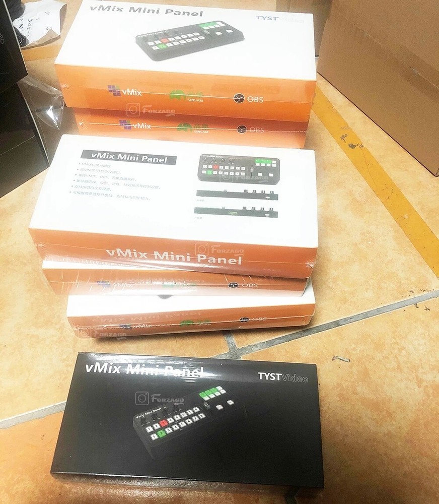 TYST Video Vmix Mini Switcher Control Panel MIDI2.0 Video Recording for Vmix
