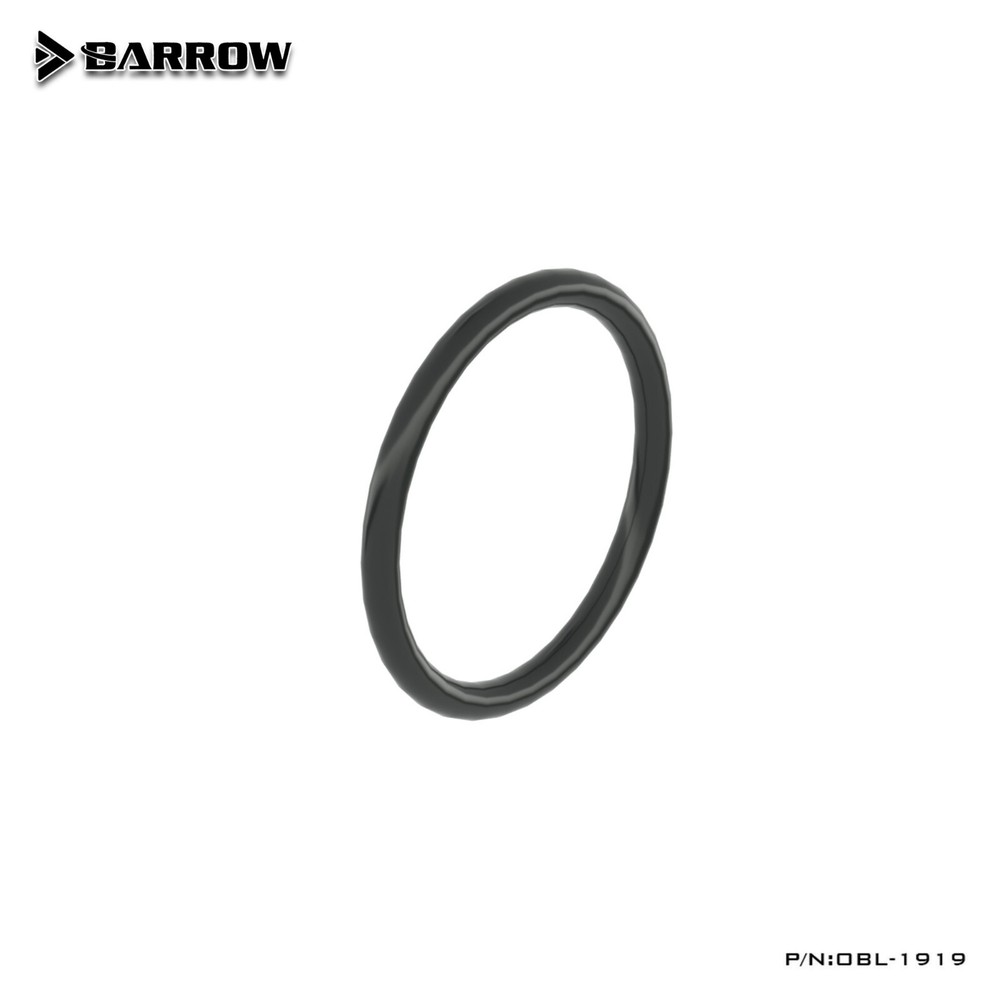 Barrow Water Cooling Sealed Ring O-Ring for 16mm OD Fitting OBL-1919 10Pcs Black