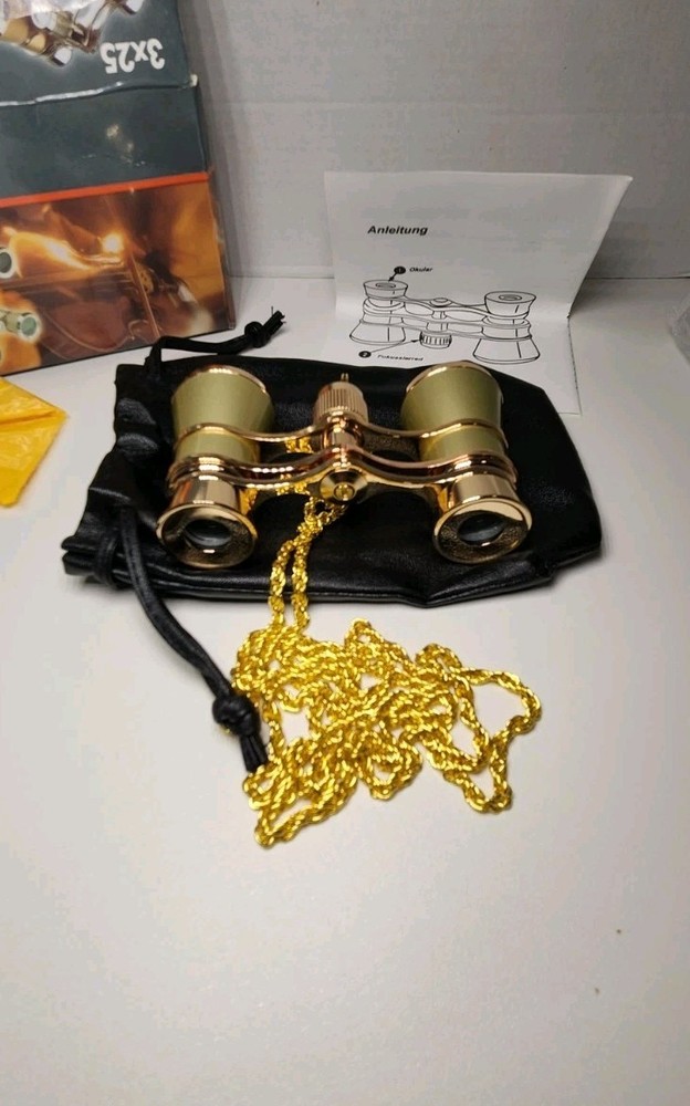 3X25 Binoculars Low-Light Vision Telescope Compact High Definition Open Box New.