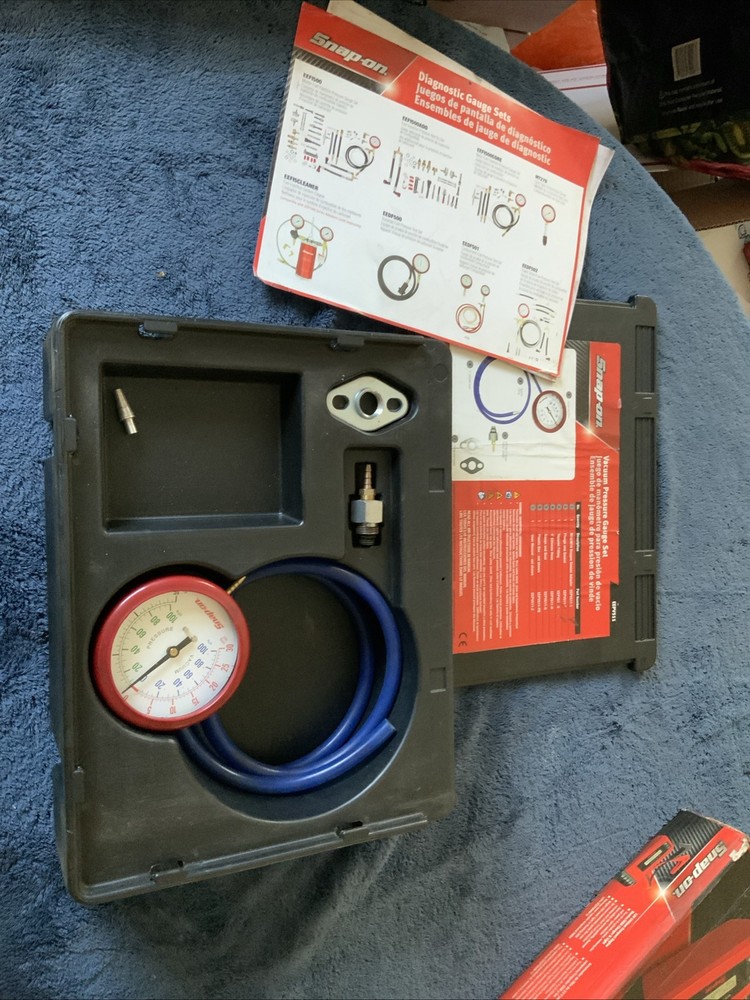 Snap On Eepv511, Vacuum Pressure Guage Set…good Shape….see Pics…