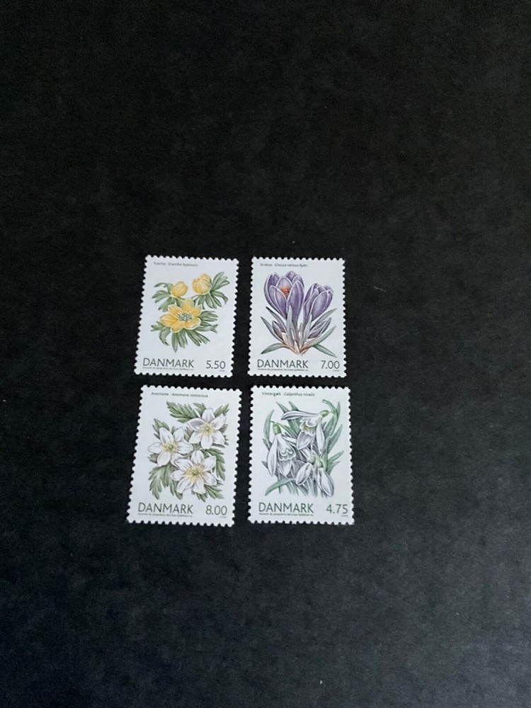 Stamps Denmark Scott 1345-8 never hinged