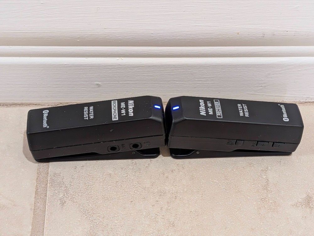 Nikon ME-W1 Wireless Microphone Set Used Tested Working