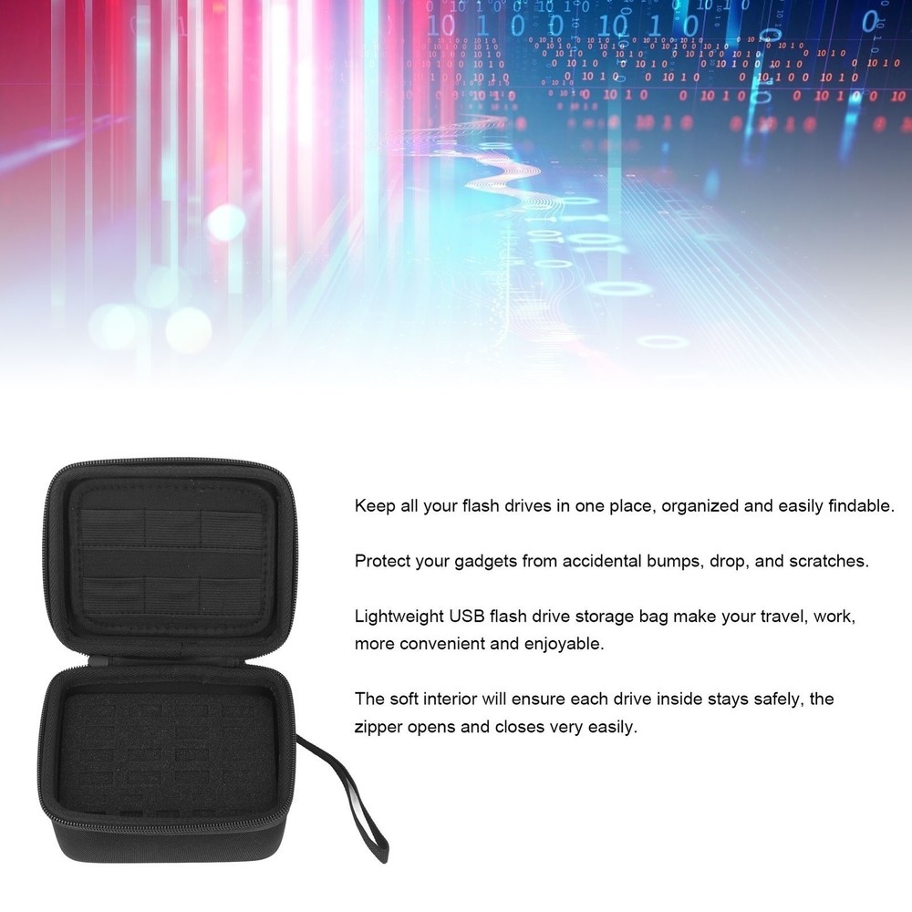 USB Flash Drive Case USB Storage Case USB Stick Holder Portable Electronic