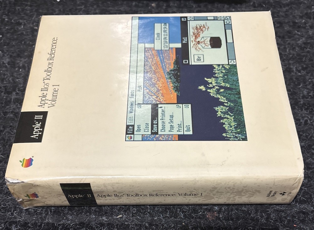 Apple IIGS Toolbox Reference 2 Volume Set Apple Official V 1 & 2 Programming