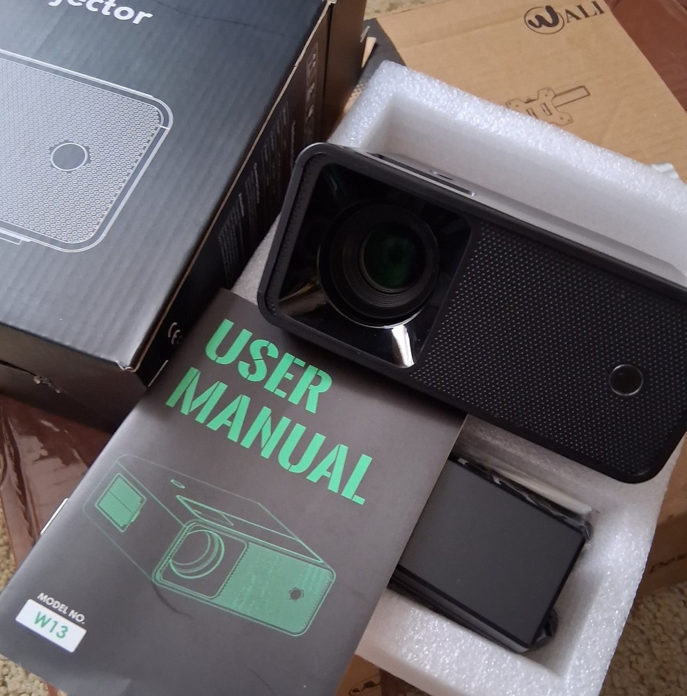 W13 Video Projector, Open Box, Tested