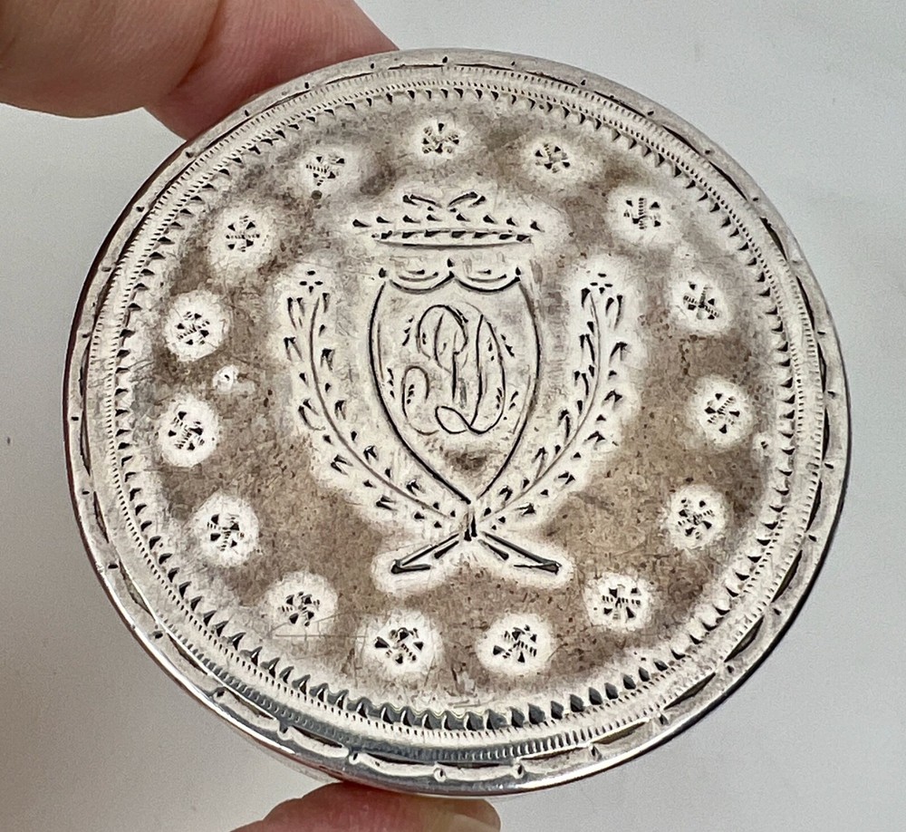 French 1793 Sterling Silver Snuff Box  -   95382