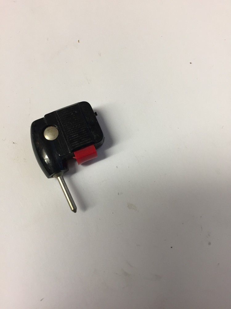 BLACK TIP PUSH ON RIGHT ANGLE TEST PLUG  NOS