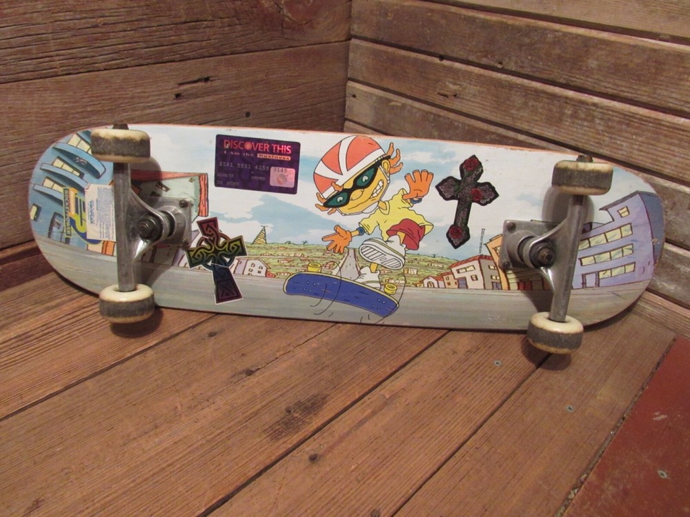Variflex Rugrats Rocket Power Skateboard Complete