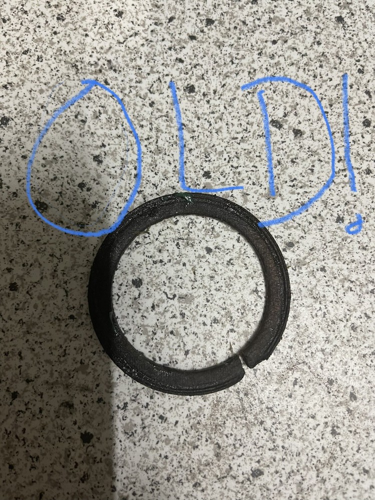 Grease gun barrel seal o-ring
