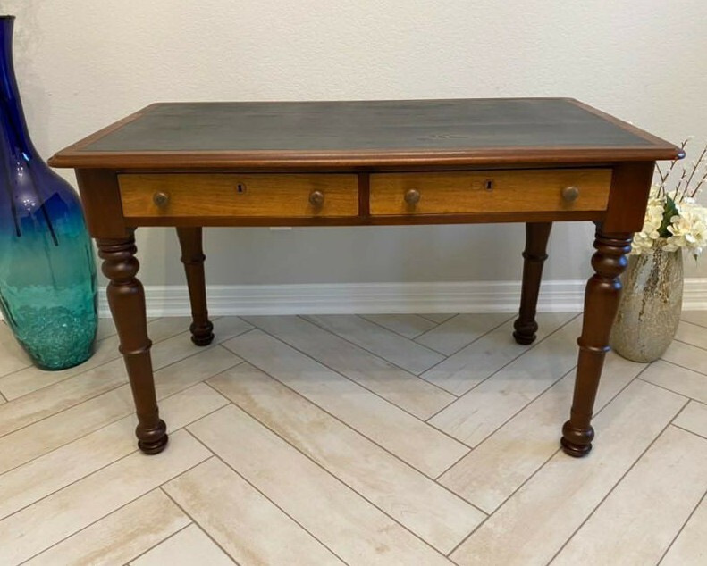 STEPHEN SMITH Writing Desk Antique  1840s Must Sell