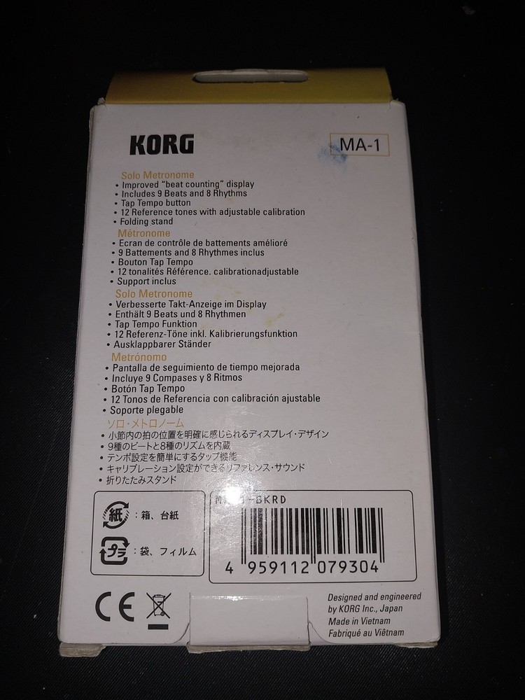 Korg Solo Metronome MA-1