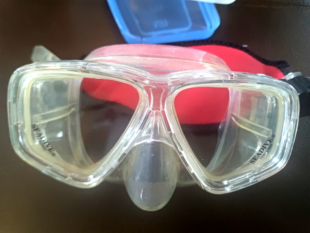 SeaDive SeaKing - Goggle / Mask, Clear, scuba dive snorkel, great condition
