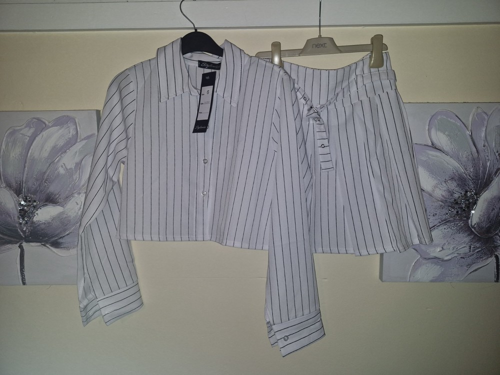 Stylewise 2 Piece Set Skirt & Top Size 6 New With Tags