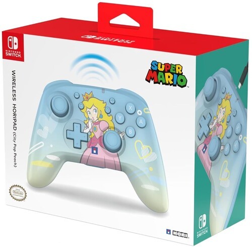 Switch Accessory: Wireless Controller - HORI-Pad - City Pop Peach: Officially Li