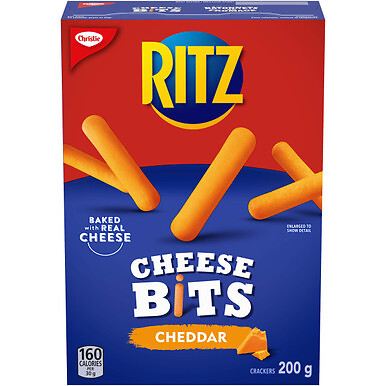 Ritz Cheese Bits Cheddar Flavoured Crackers, 200g/7 oz.,Box, {Imported from C...