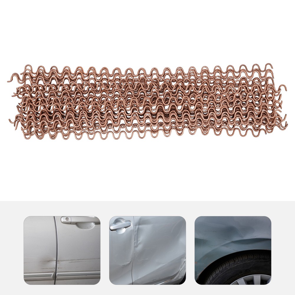 Wave Wiggle Wire Dent Puller Panel Beating Pulling Claw Panel Repair 50Pcs Kits