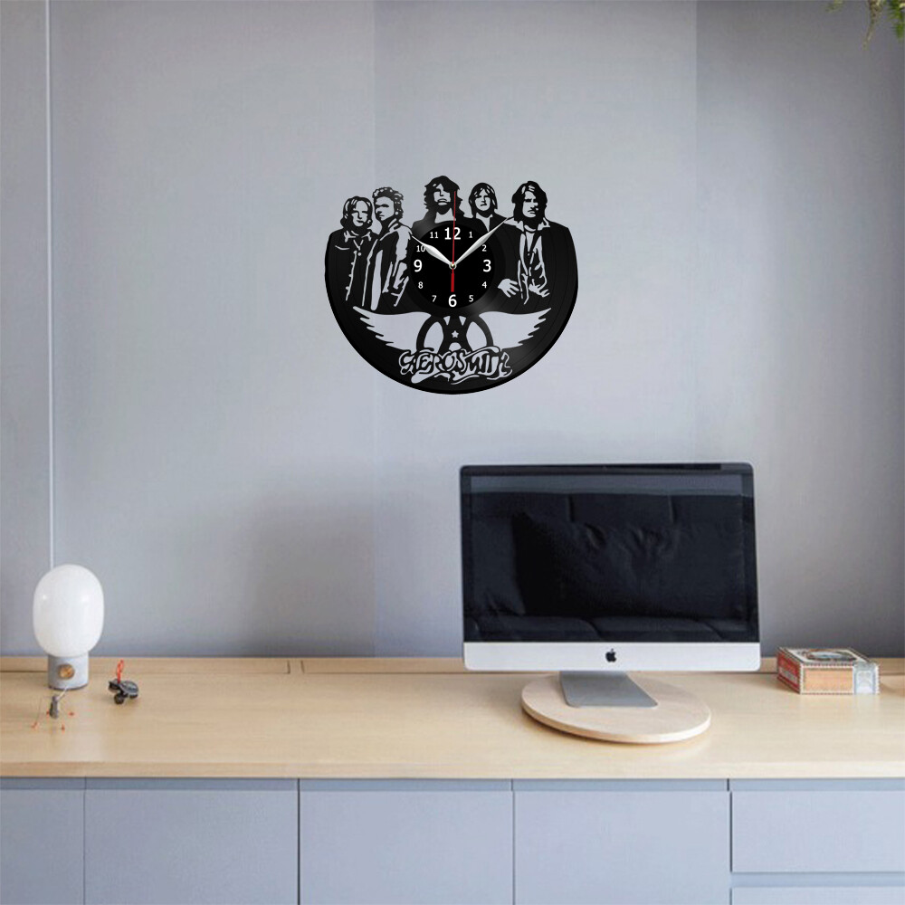 Aerosmith Vinyl Record Wall Clock Decor Handmade 3775