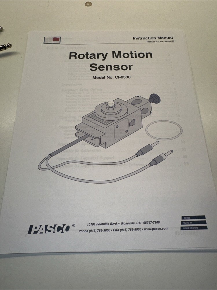 Pasco Scientific Rotary Motion Sensor model no. CI-6538