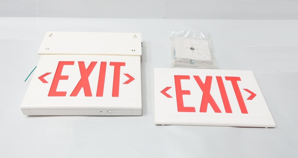 Dual-lite LTURW Emergency Lighting Unit/exit Sign 120/277v-ac