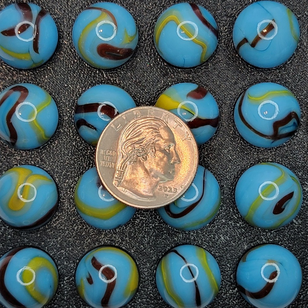 25 Glass Marbles Serpent Game Pack