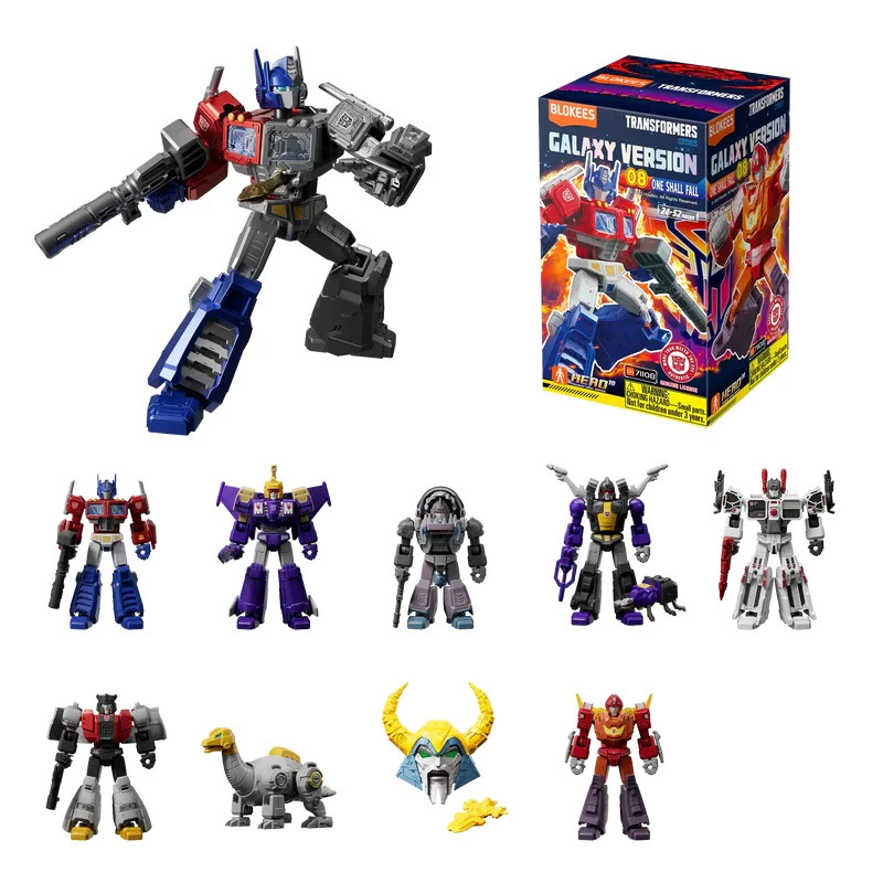Transformers Blokees Galaxy Version 8 One Shall Fall - Blitzwing - Model Kit