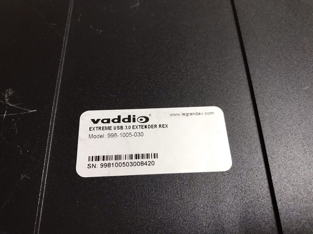 VADDIO EXTREME 998-1005-030 USB 3 EXTENDER & ADAPTER
