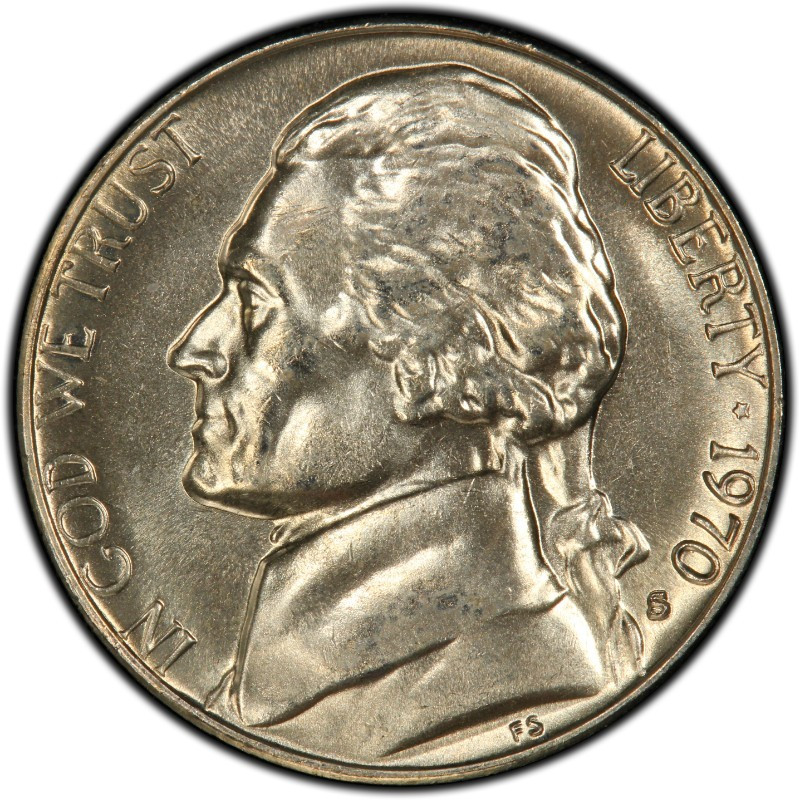 1970-S Mint State Jefferson Nickel 5C