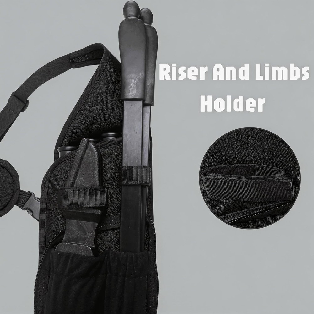 XTACER Multi-Function 4-Tubes Back Field Quiver Training Archery Arrow for Tips