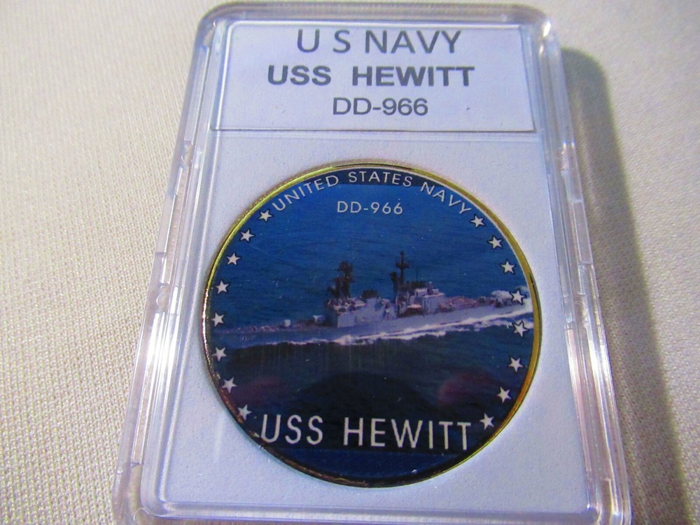 US NAVY - USS Hewitt (DD-966) Challenge Coin