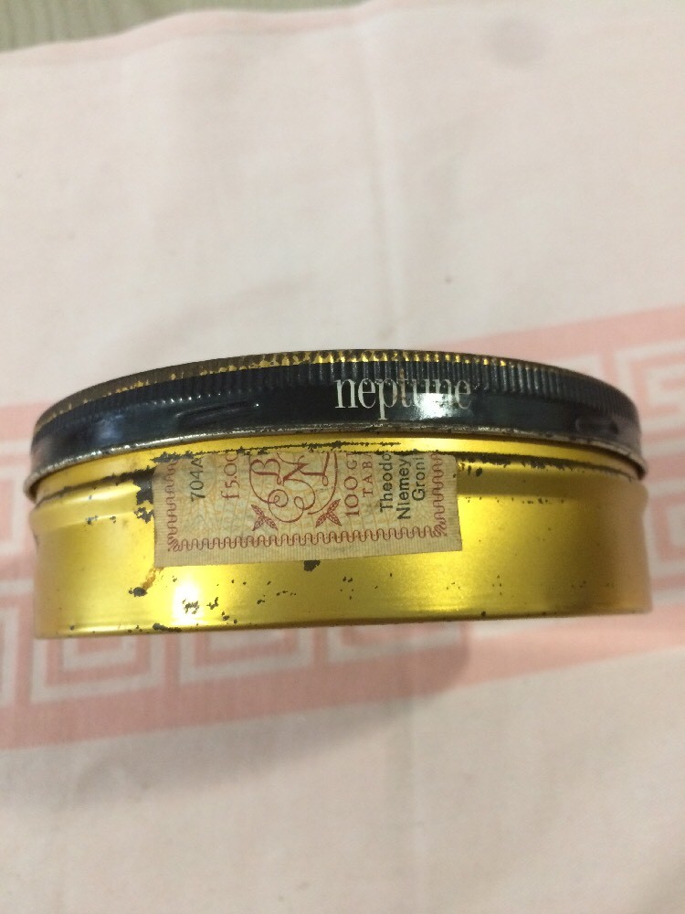 Neptune brand vintage tin box