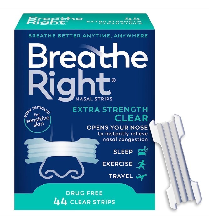 Breathe Right Nasal Strips, Extra Strength, Clear