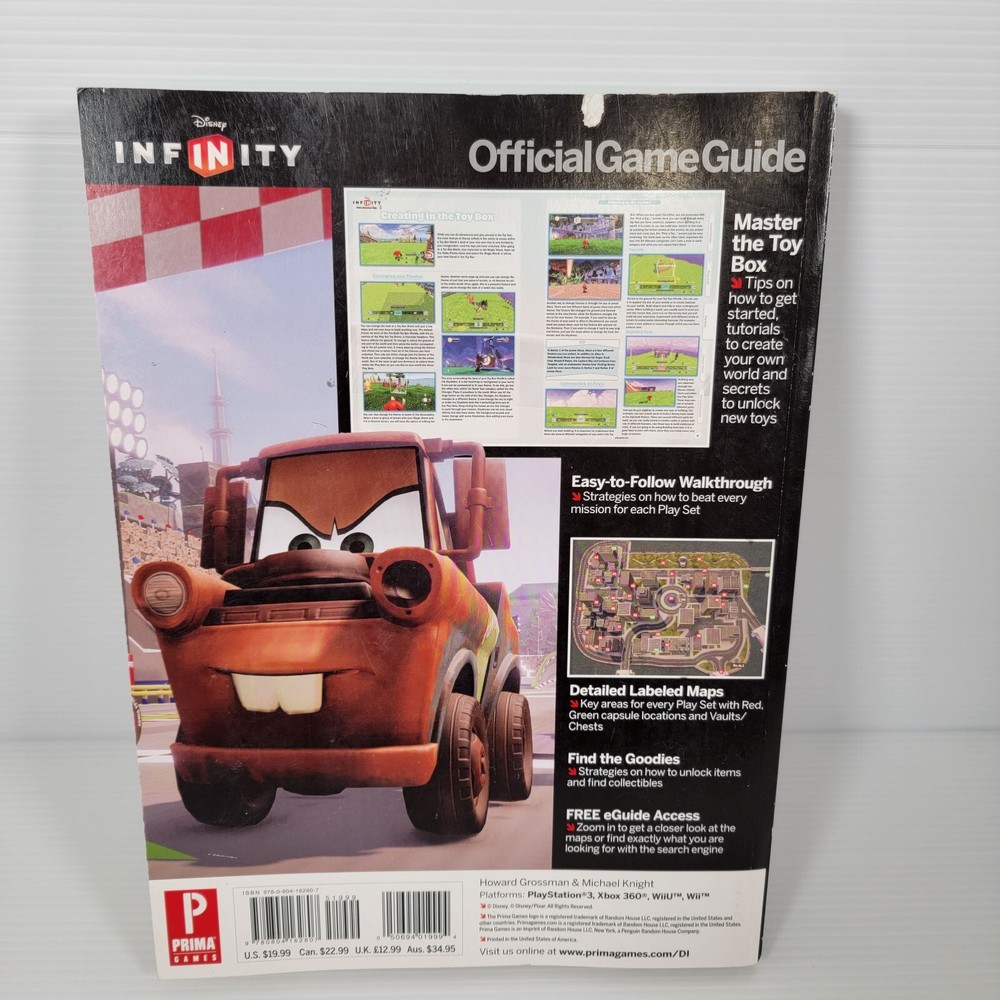 Disney INFINITY Official Game Guide Strategy Book GameStop