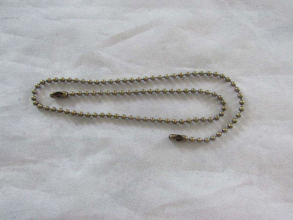 PULL CHAIN EXTENSION 18 “ LIGHT OR FAN ANTIQUE BRASS/BRONZE FINISH