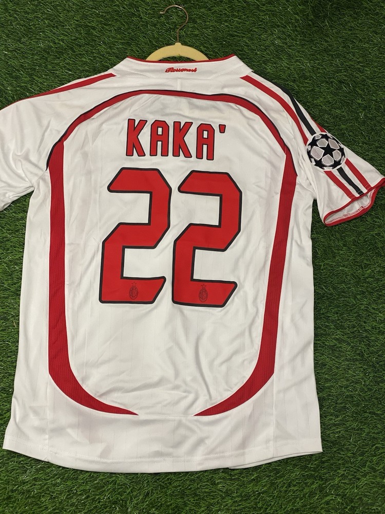 AC Milan Kaka 2007 CL Final Retro Jersey Men's Medium