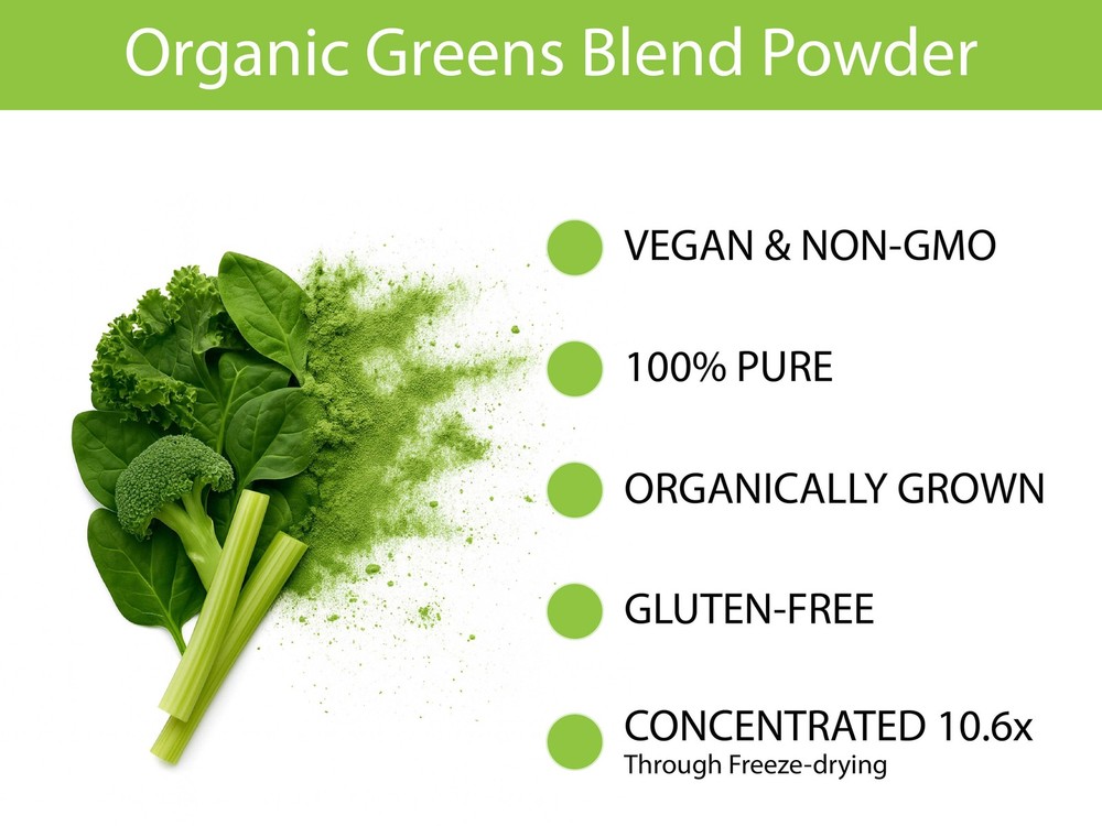 Organic Greens Blend Powder