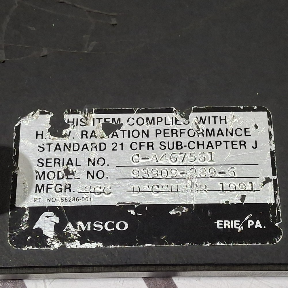 Steris 93909 X-Ray Tabletop Board