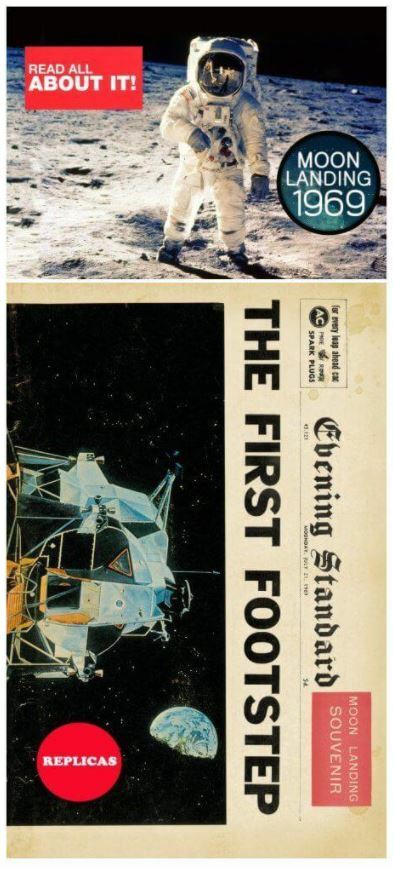Moon Landing 1969 Replica Newspaper (mp)