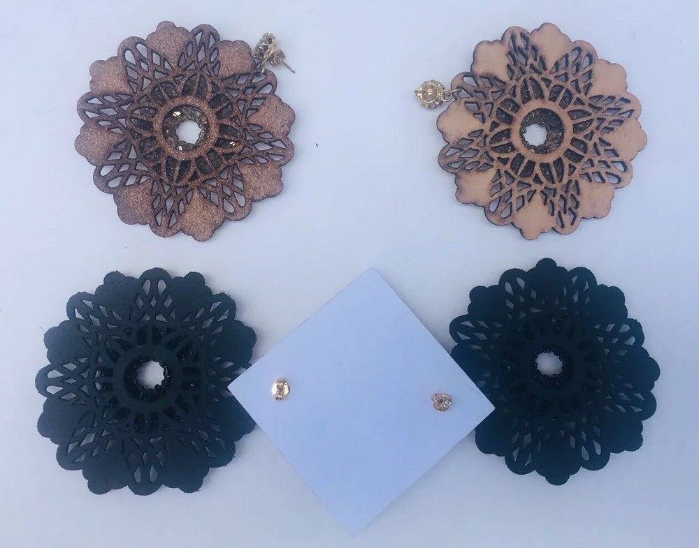 EARINGS SET HANDMADE HAND CRAFTED ARTISANS MADE IN ITALY