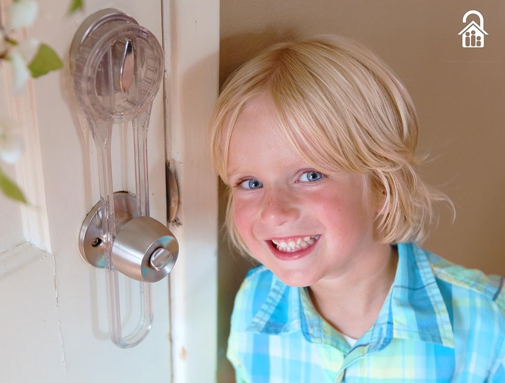 Bump Proof Deadbolt Door Locker, Clear