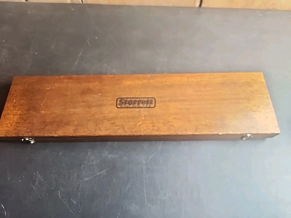 Starrett 123 14" Hardened & Stabilized Master Vernier Caliper w/case
