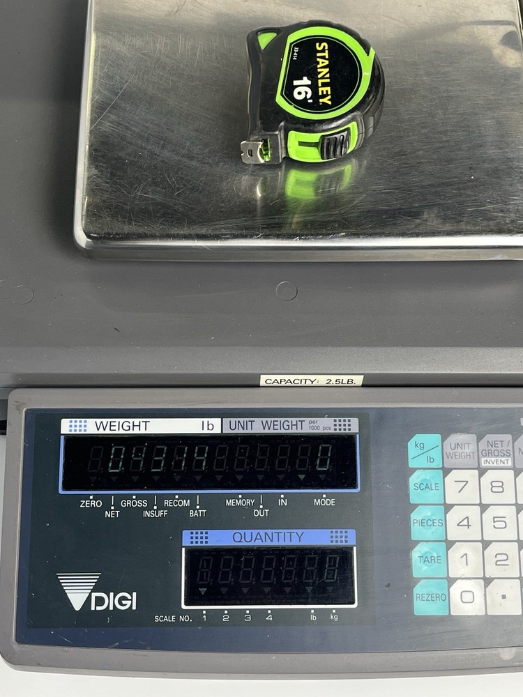 DIGI DC-190 Digital Counting Scale 2.5lb With 50LB. Auxiliary Platform
