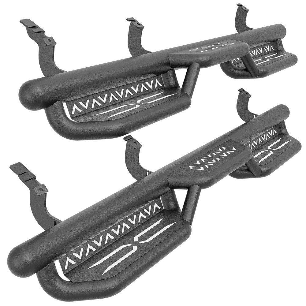 Double Cab Running Boards Compatible with Extended Cab Side Steps