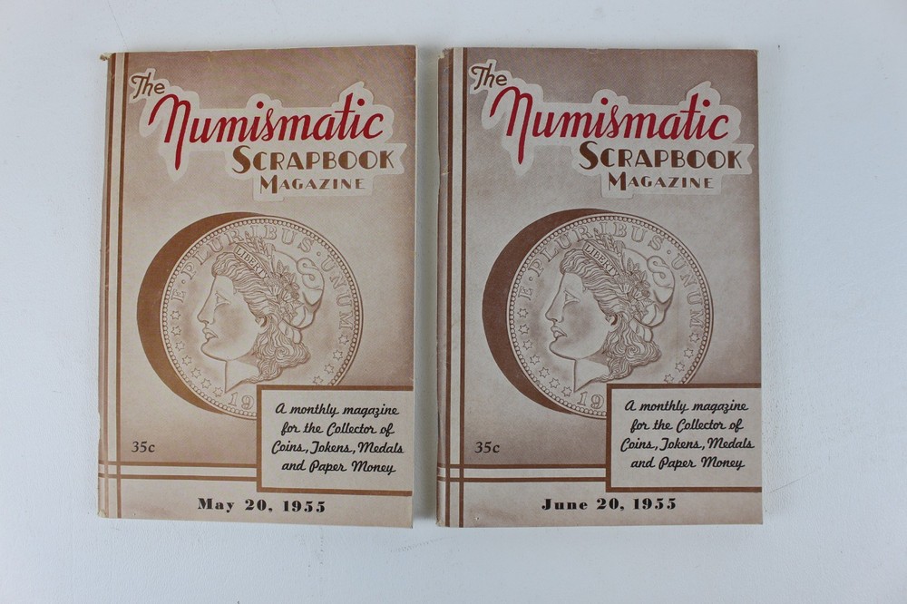 Complete 1955 Twelve Issues Numismatic Scrapbook Vol XXI No1-12 HTF!