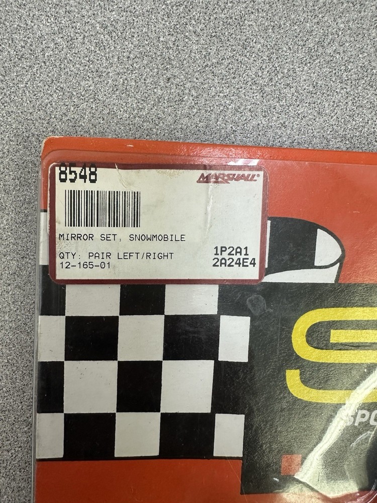 SPI Snowmobile Mirror Set